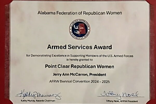 Armed Service Award